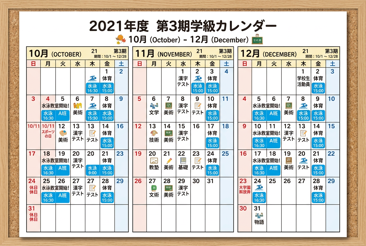 〇教室カレンダー2021.3期のサムネイル